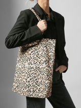 Schoudertas Cadeau Katoen Paul marius Beige cadeau L25-vue-porte